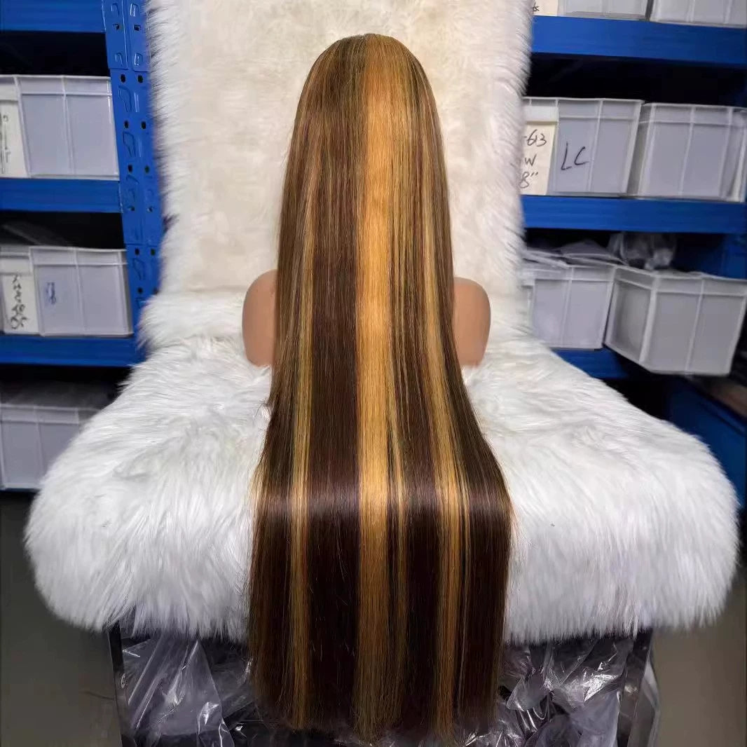 SDD 13x4 Frontal Lace Super Double Drawn Long Inch 100% Real Hair