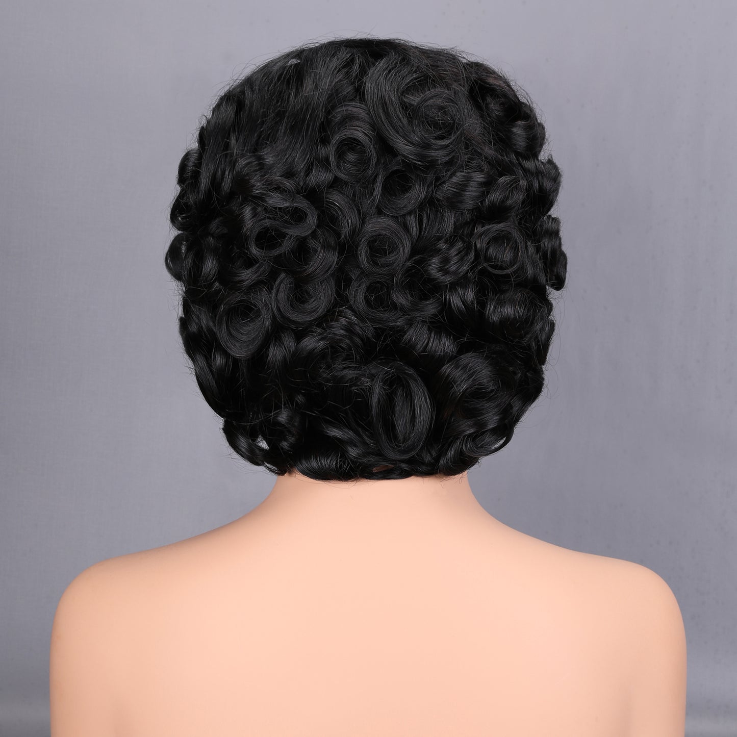 13x4 Lace Frontal Human Hair Bob Wig 200% Density Short Curly Bleached Knots Natural Black Heat Resistant BOSQUE Beauty