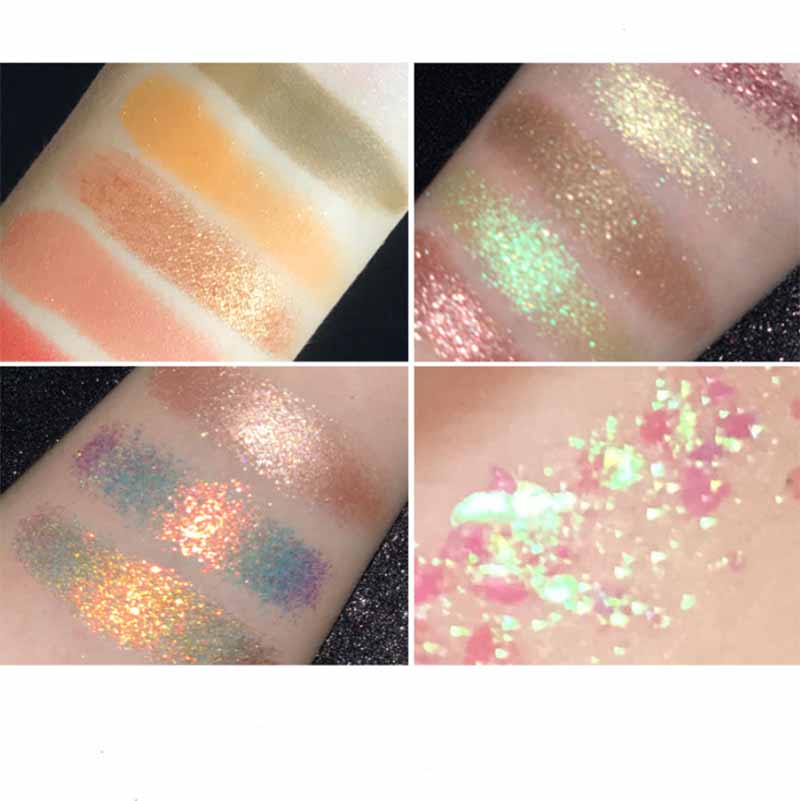 Elegance-eyeshadow color on hand