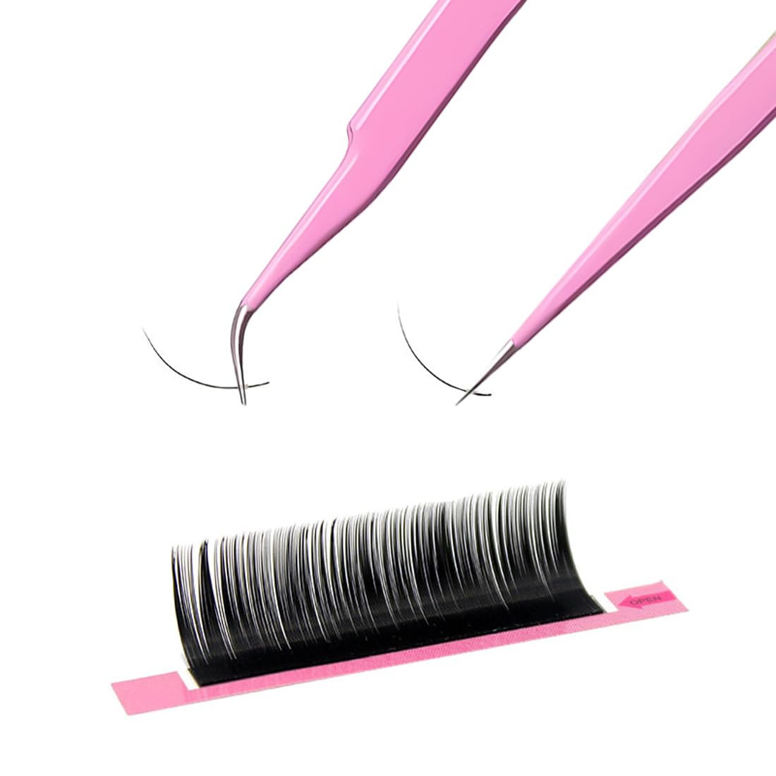 Eyelash tweezers can accurately grasp each eyelash