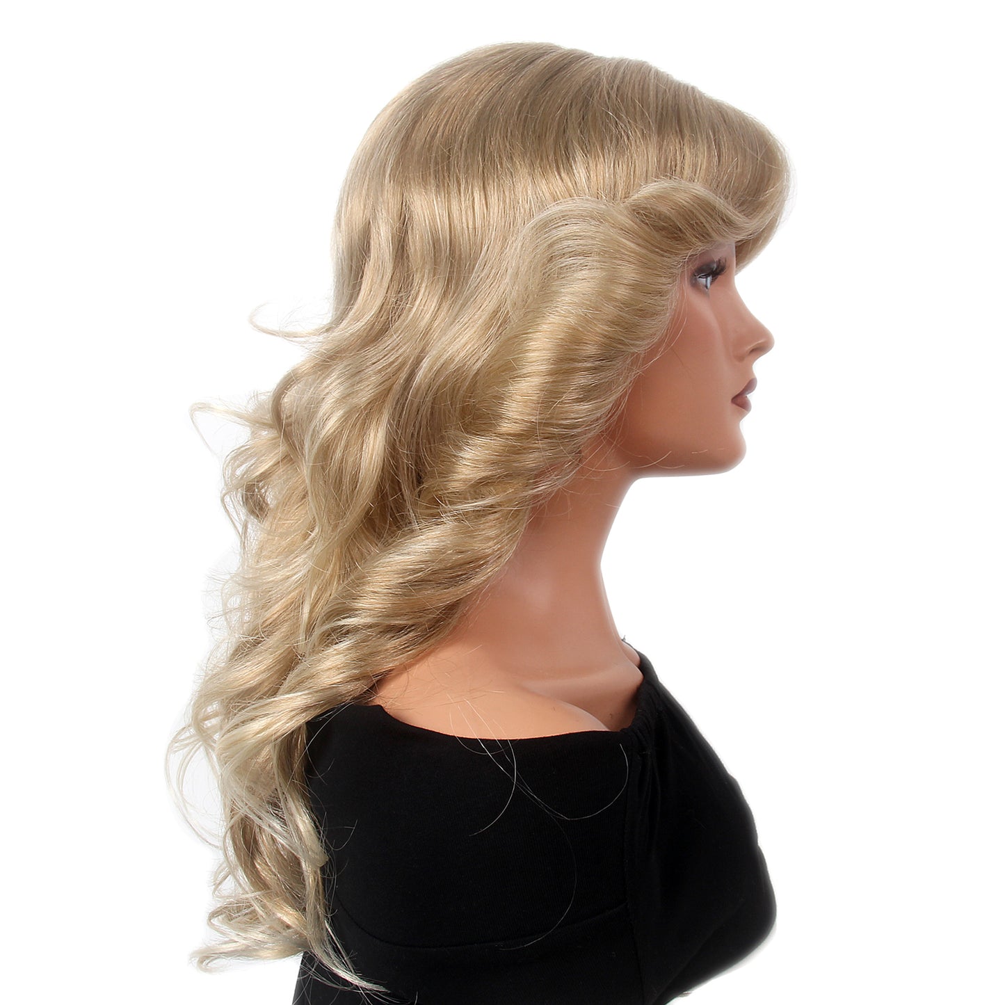 Ombre Blonde Lace Front Women Synthetic Wigs150% Density Middle Part Synthetic Hair