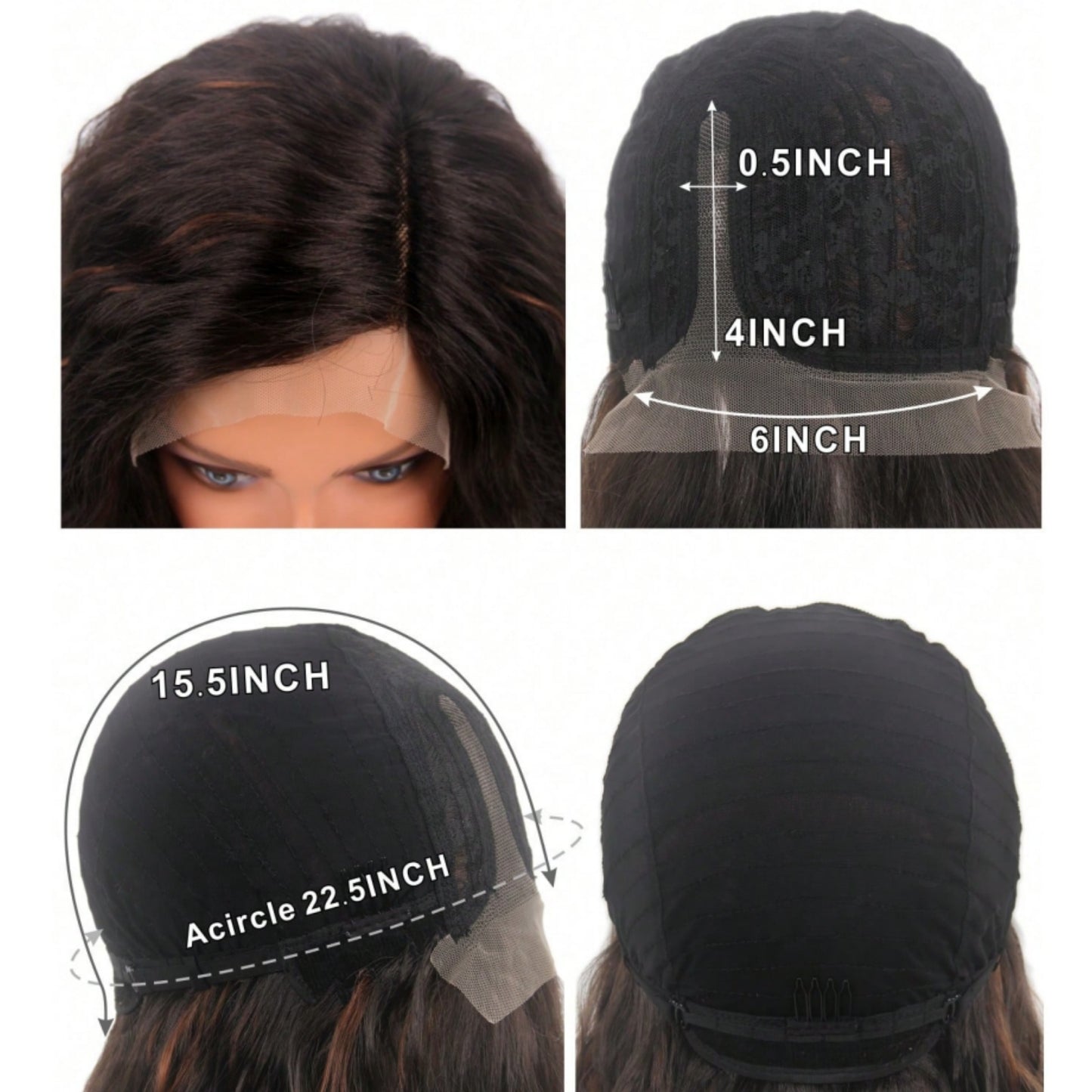 Natural Wave Short Women Lace Front Synthetic Wigs 180 Density Side Part Synthetic Hair