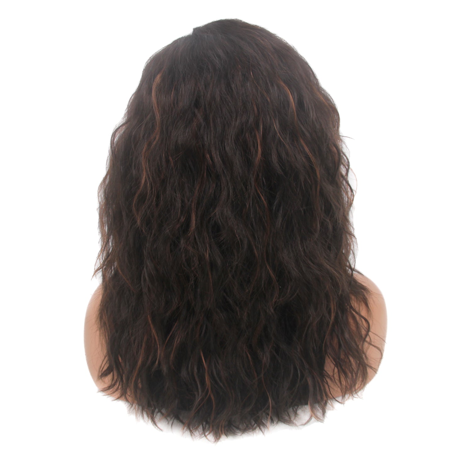 Natural Wave Short Women Lace Front Synthetic Wigs 180 Density Side Part Synthetic Hair