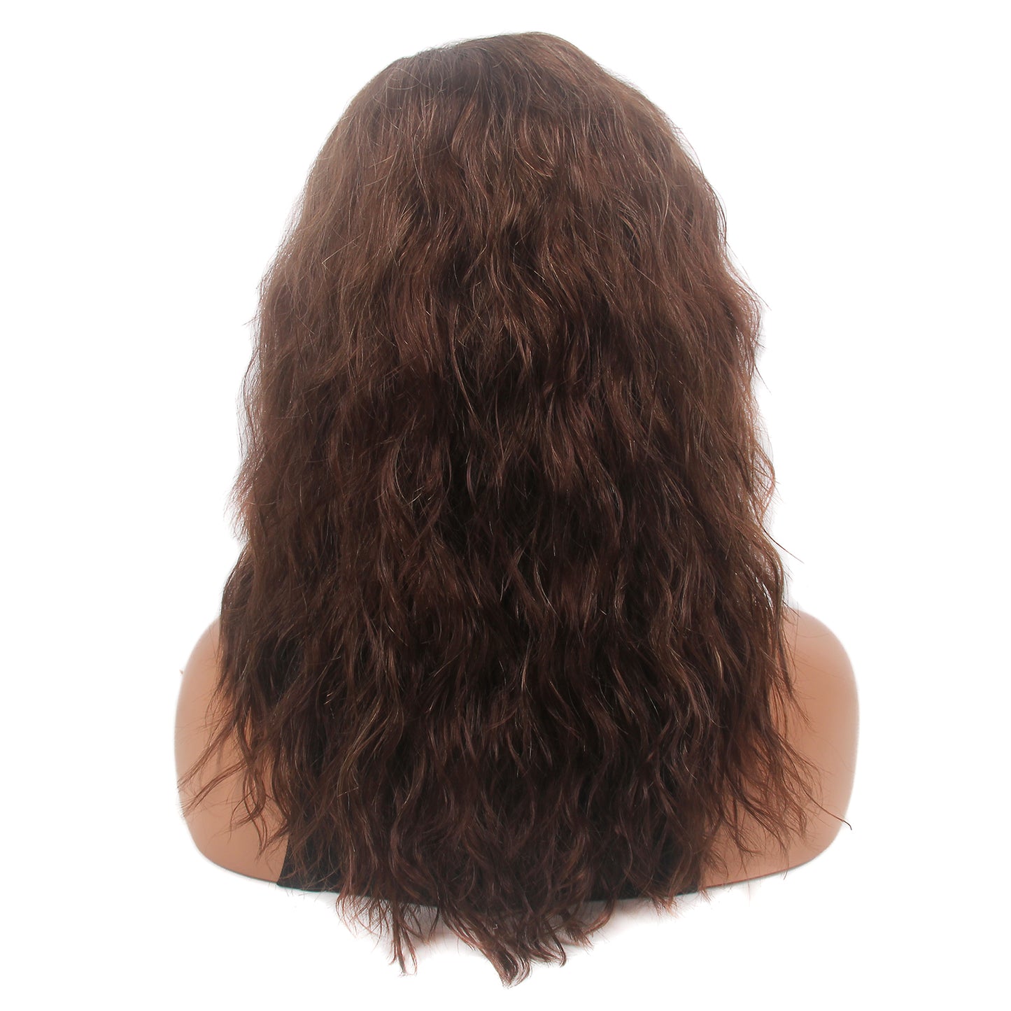 Natural Wave Short Lace Front Synthetic Wigs 6X4X0.5 T-Part Lace Wig 18inch