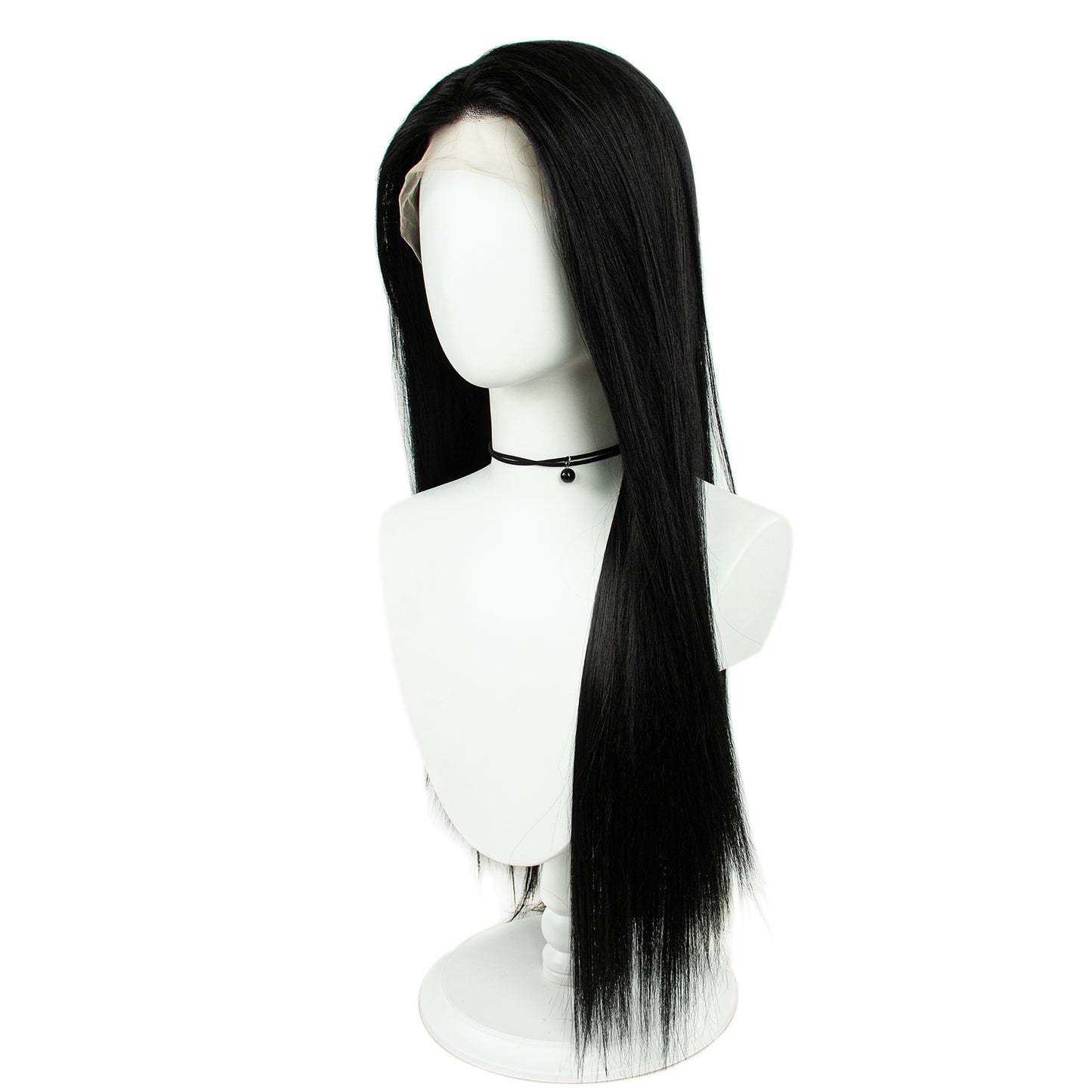 Blac Lace Front Wigs Straight Front Wigs 13*3 inch Pre-Plucked Lace Synthetic Wigs