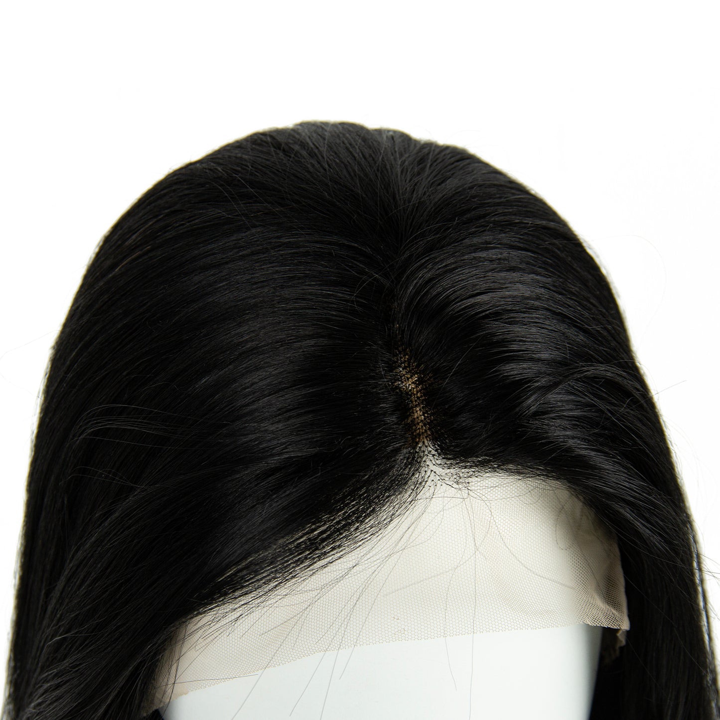 Blac Lace Front Wigs Straight Front Wigs 13*3 inch Pre-Plucked Lace Synthetic Wigs
