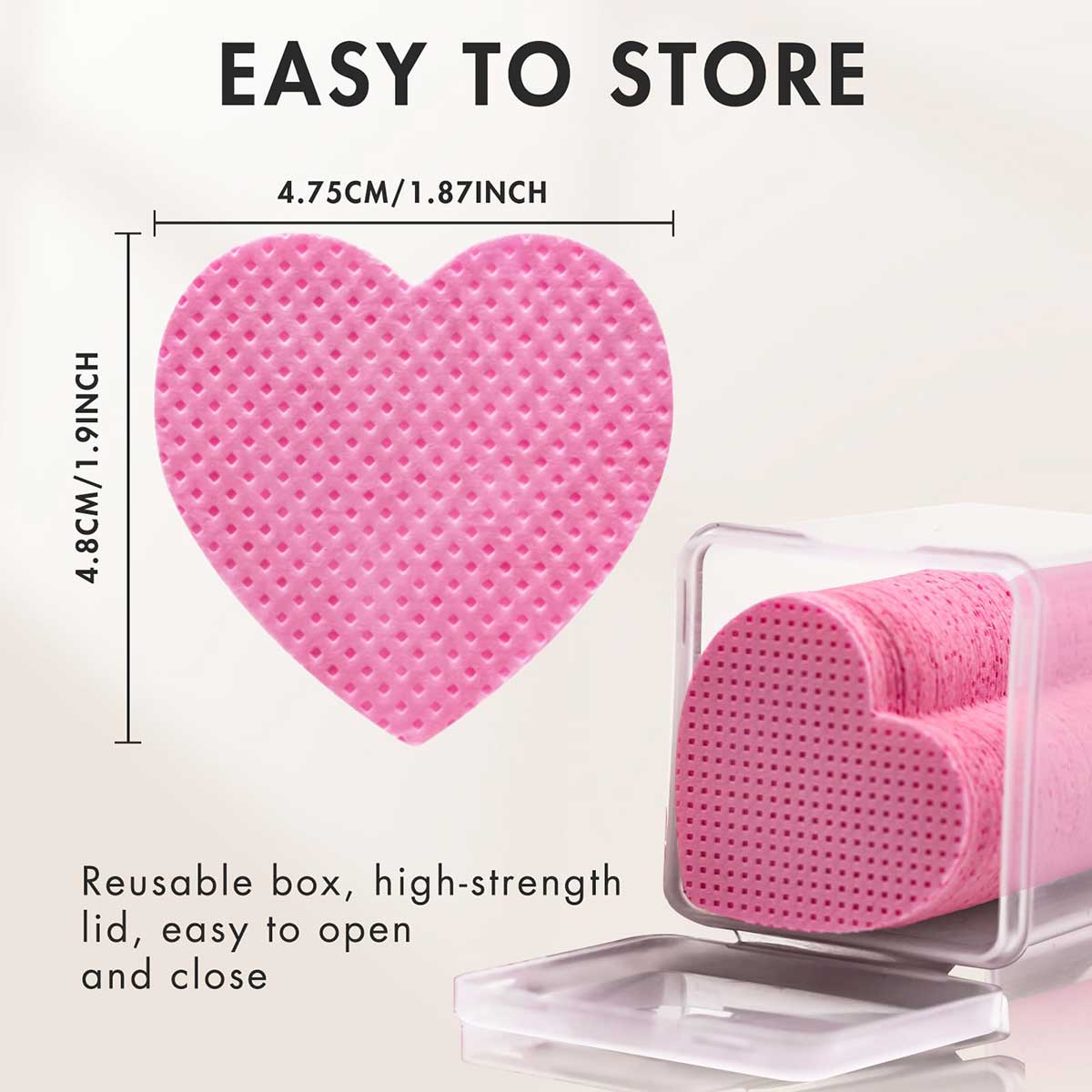 Glue Wipes Size Chart