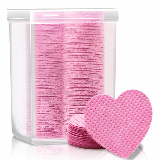 A box of heart-shaped glue wipes