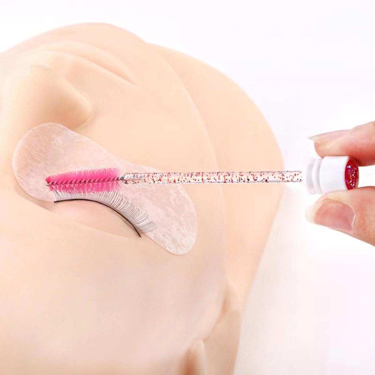 Crystal mascara brush