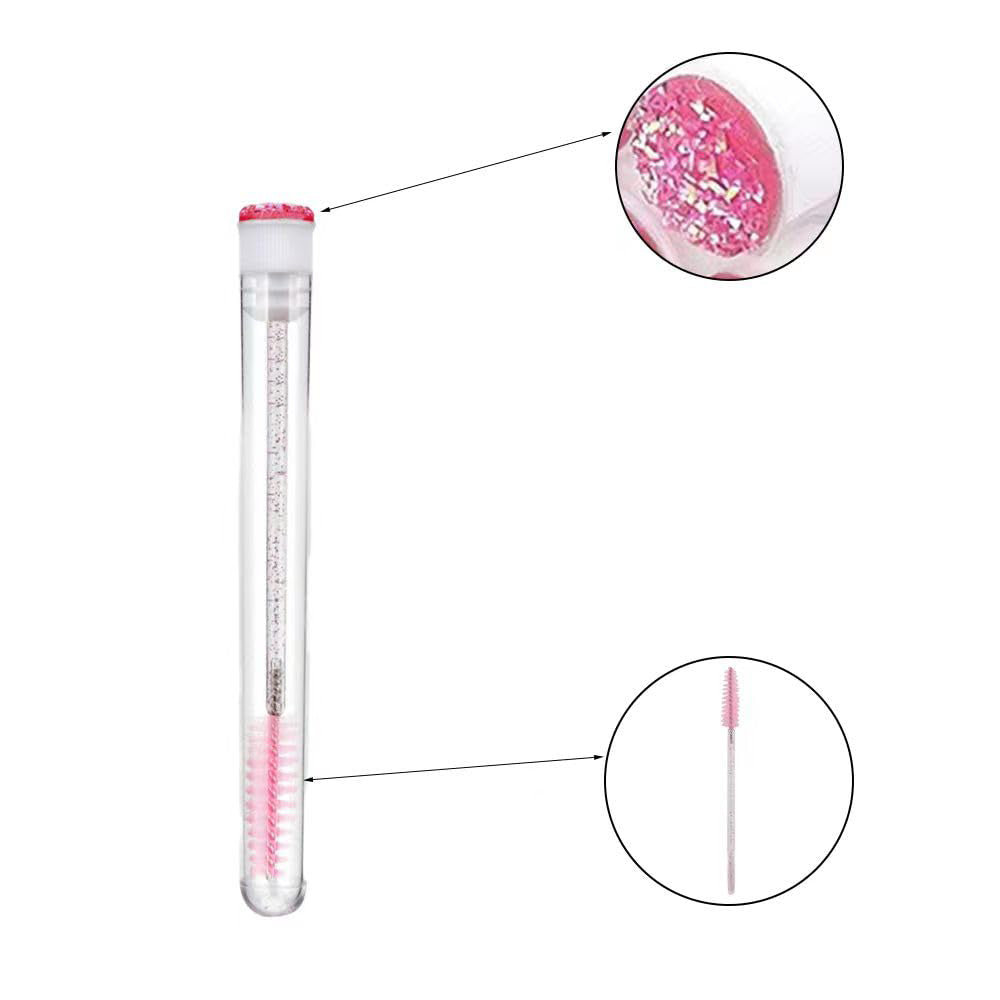 Detail of the crystal eyelash brush