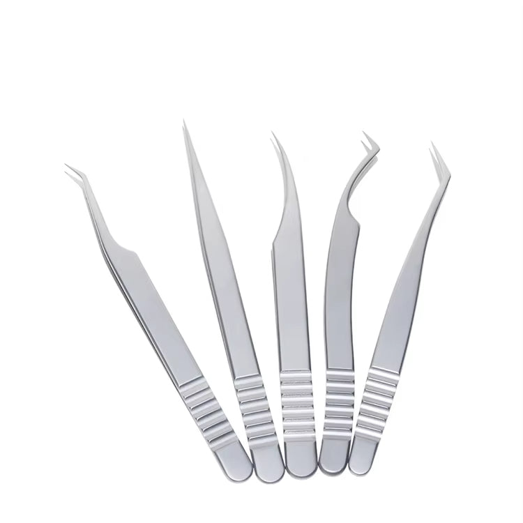 Professional Manufacturer Wholesale Eyelash Tweezer Compact and Durable Beauty Makeup Eyelash Tweezers