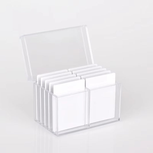 Caja de almacenamiento para pestañas con 10 compartimentos | Organizador compacto y duradero para pestañas postizas, ideal para viajes y uso doméstico