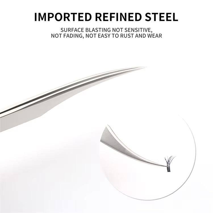 Professional Manufacturer Wholesale Eyelash Tweezer Compact and Durable Beauty Makeup Eyelash Tweezers