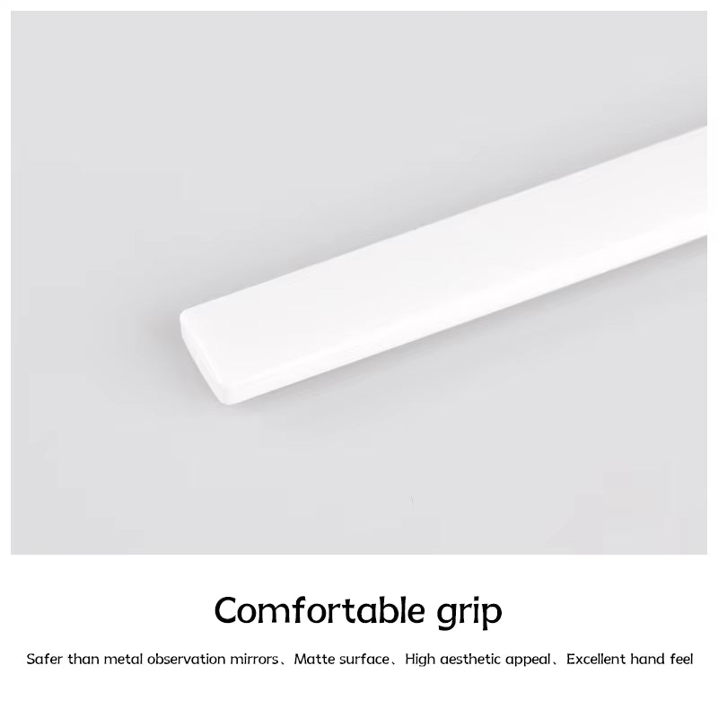 Eyelash White and Round Observation Mirror High-Quality White Round Eyelash Observation Mirror for Detailed Inspection