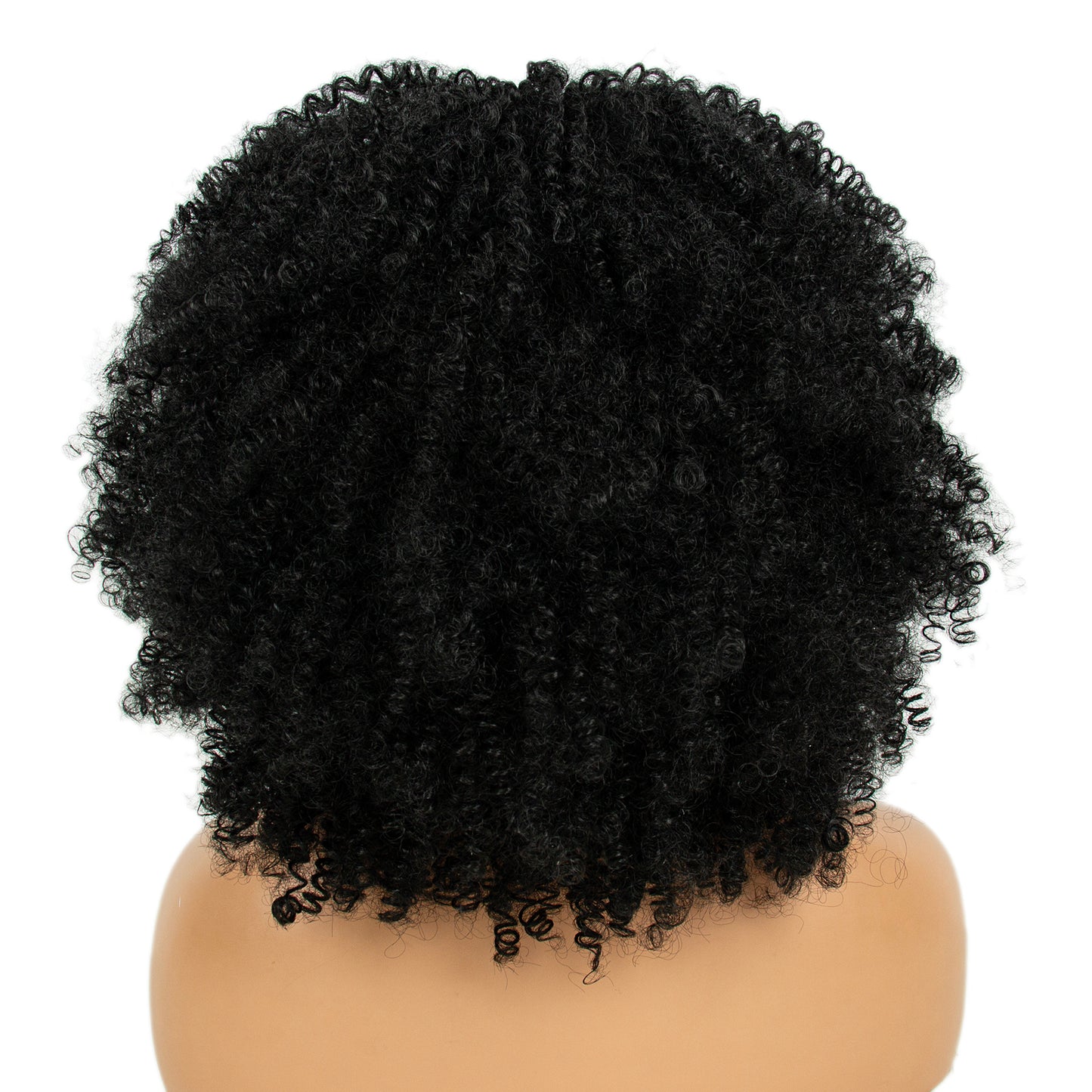 Short Afro Kinky Curly Wigs For Black Women Black Synthetic Cosplay African Wigs