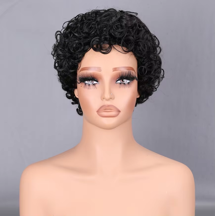 13x4 Lace Frontal Human Hair Wig 200% Density Short Curly Bob Wig for Women Pre Plucked Bleached Knots Free Part BOSQUE Beauty