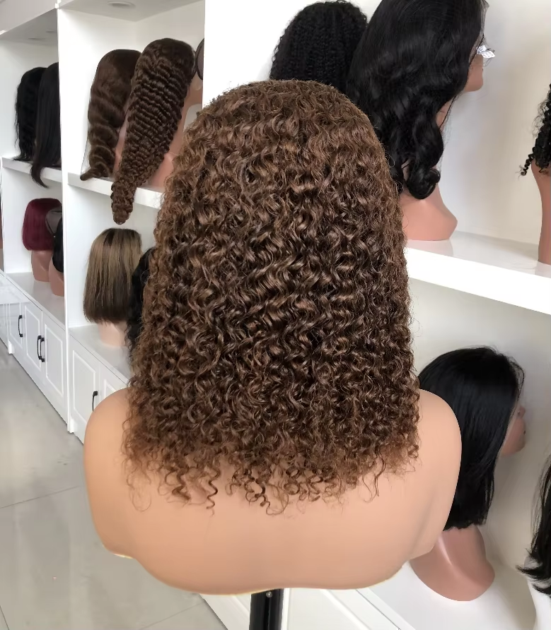 200% Density Jerry Curly Human Hair Wig Ultra Volume 13x4 Lace Front Wig BOSQUE Beauty