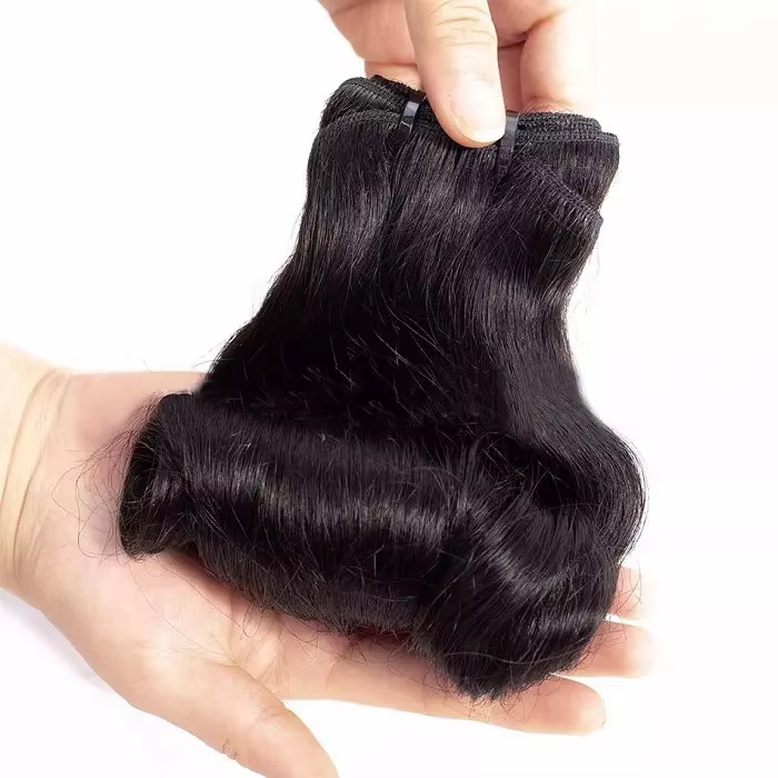 Heat Resistant Human Hair Weave Bundles With Egg Curl Pattern Remy Hair Can Be Dyed Permed Straightened for Ladies BOSQUE Beauty