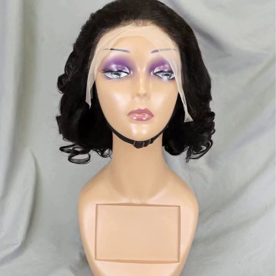 13x4 bob Loose Wig Human Hair Real Human Hair