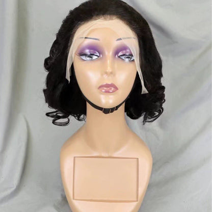 13x4 bob Loose Wig Human Hair Real Human Hair