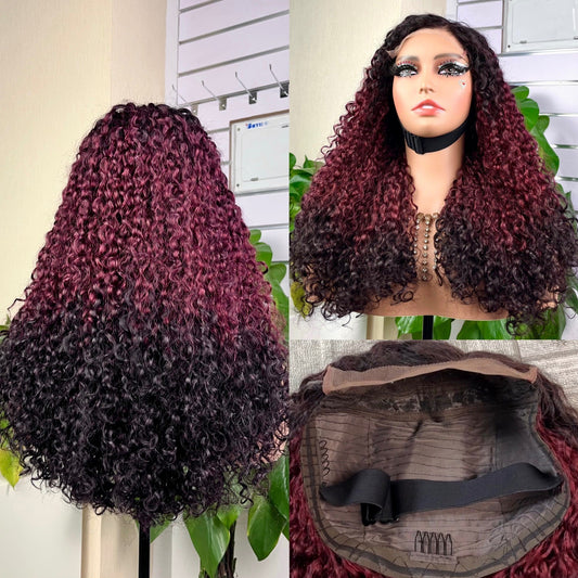 5*5 Pixie Curly Human Hair Real Hair Wig
