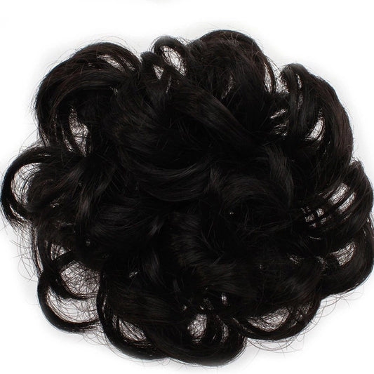 Hair Ringlets Female Pill Head Coiffure Realistic Curly Hair Fake Ponytail Wig