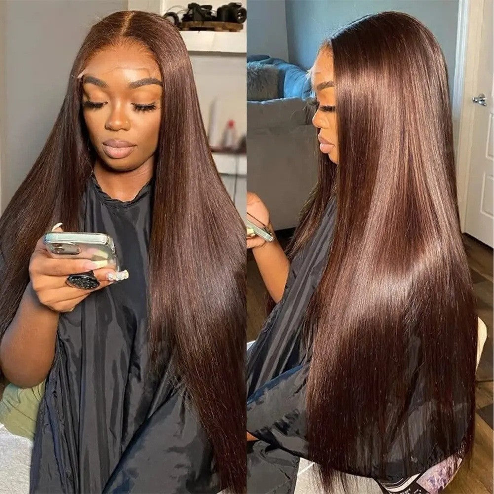 Real Hair Head Cover 134 Frontal Wig 100% Human Hair