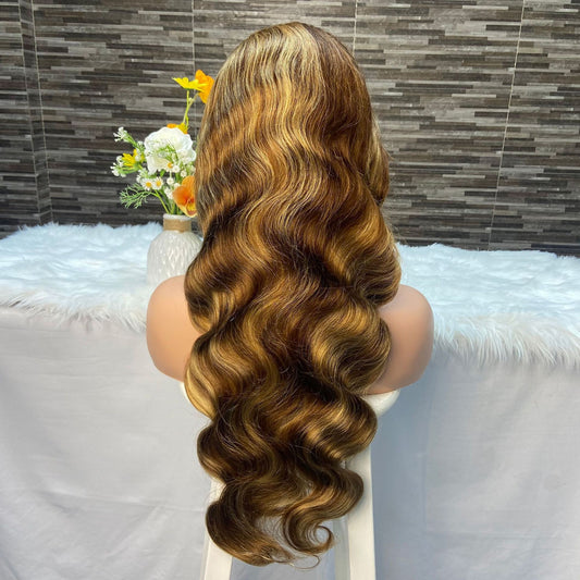 13X4 Front Lace Wig P427 Lace Frontal Wig Body Wave Real Hair Wigs
