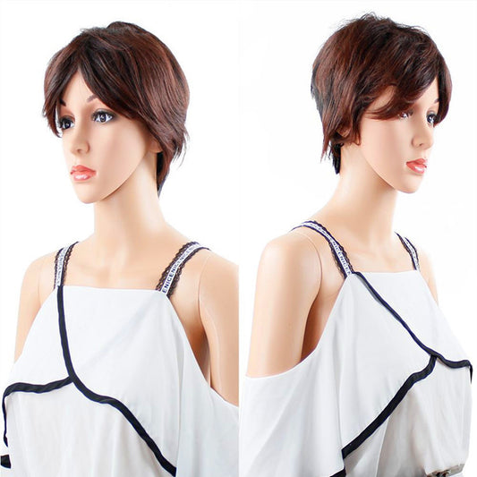 Hot Models High Temperature Hair Synthetic Wig Ladies Fluffy Short Hair Cosplay Wig