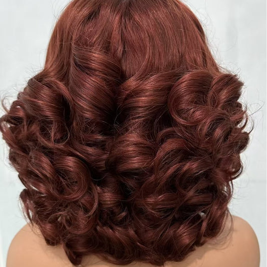 Loose Wave Bob Human Hair 13*4 Real Hair Wig