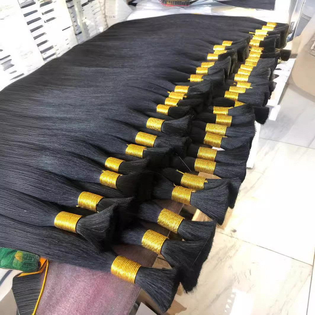 No Trace Hair Extensions Bundles Real Hair Emanating Crystal Wire Hair Extensions Wigs Invisible