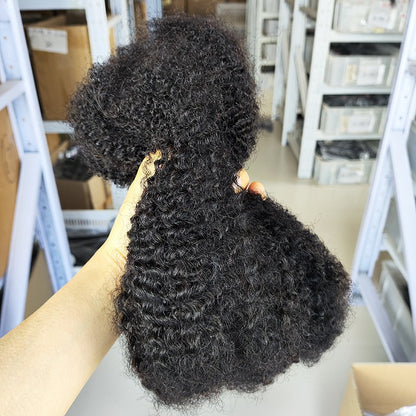 Wigs Real Hair 30g/50g Afro Dirty Braid Pomade Afro Kinkys Bulk Human Hair