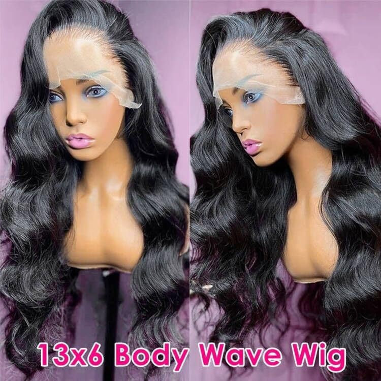 Wigs 13*6 Lace Long Curly Hair Big Wave Real Hair Head Covering Body Wig