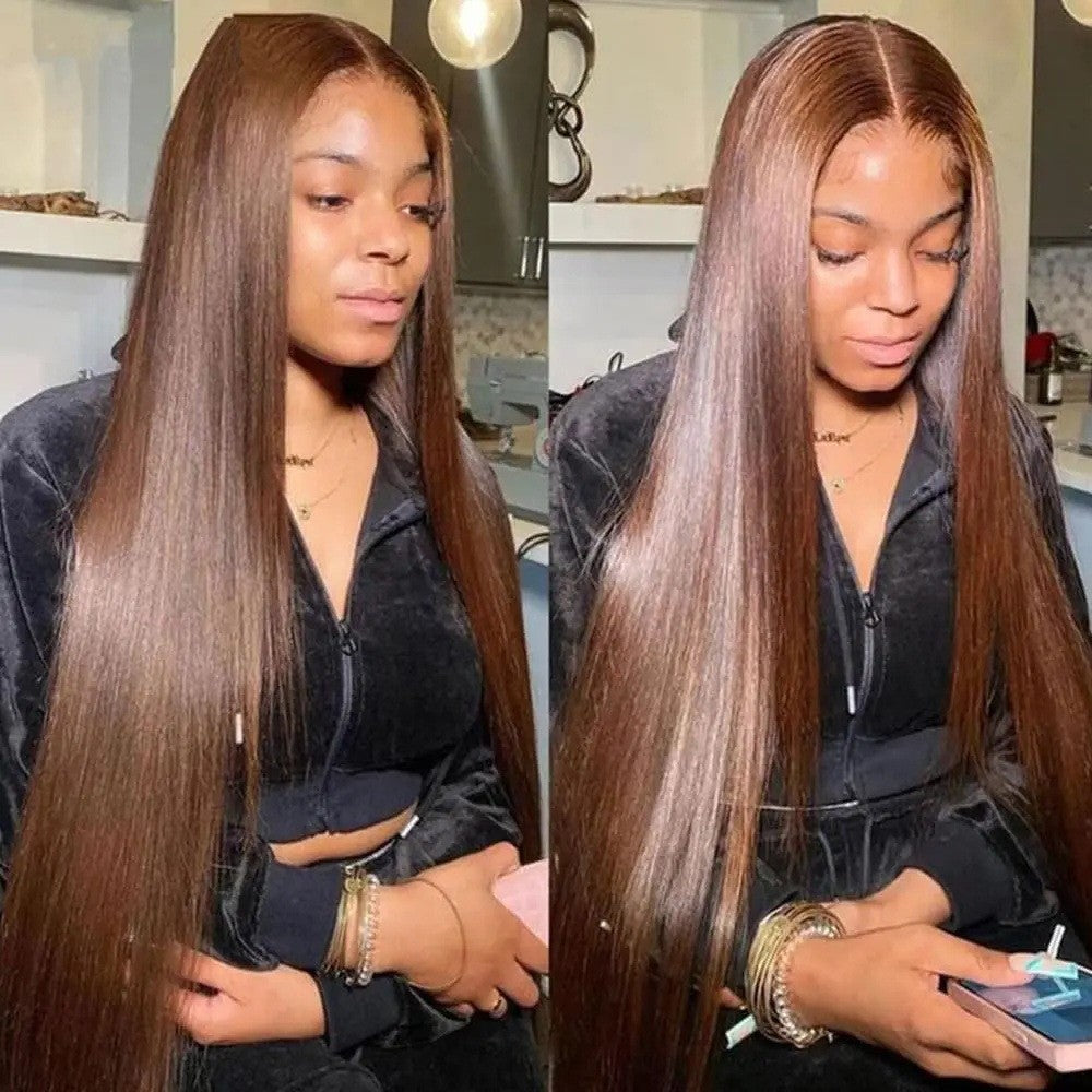 Real Hair Head Cover 134 Frontal Wig 100% Human Hair