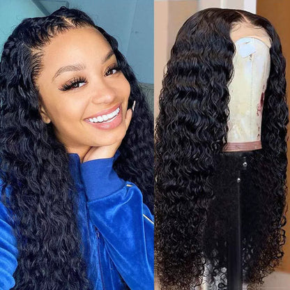 4x4 Deep Wave Lace Head Cover Lace Wig Real Wig Head Cover Hot Goods