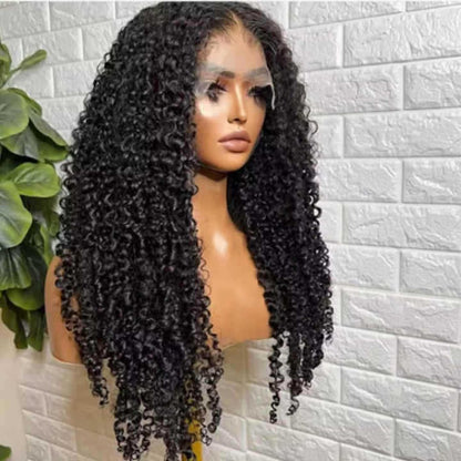 Deep Curl Lace Front Wigs Wholesale Front Lace Curl Real Hair Headgear
