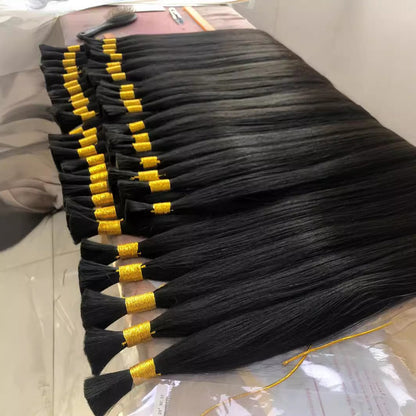 No Trace Hair Extensions Bundles Real Hair Emanating Crystal Wire Hair Extensions Wigs Invisible