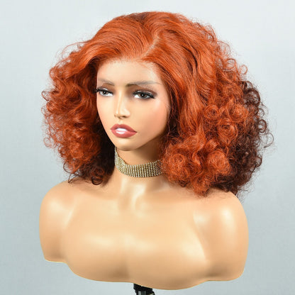 13x4 Lace Super Double Drawn Human Hair Wig African Full Human Hair Head Covers