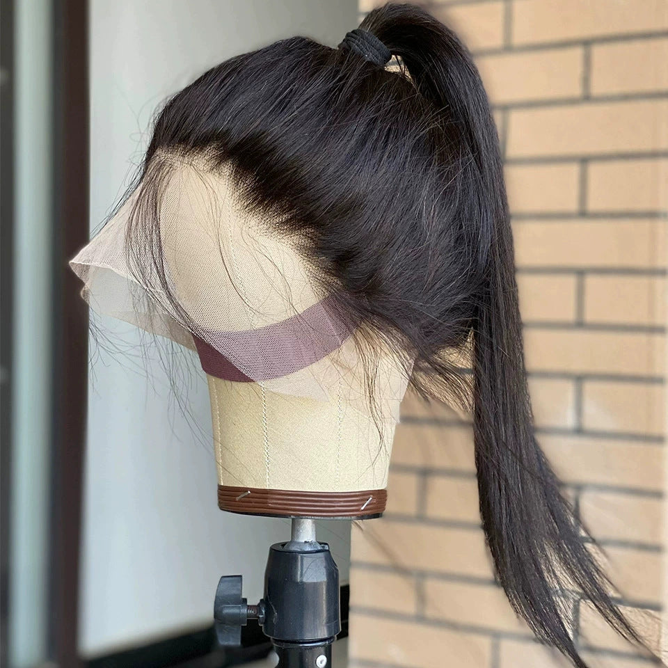 Wigs Full Head Cover Real Hair Front Lace 360 Lace Frontal Human Hair Wigs