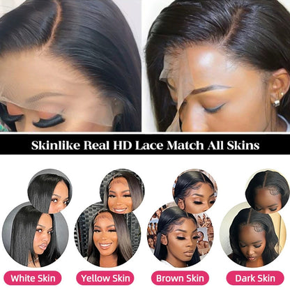 Front Lace Front Lace Wig Women Center Parted African Long Curly Hair Head Set Real Wig 100% Human Hair
