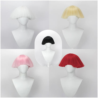 Lady Gaga Bobble Head Bowl hair cut Wig Independent Station High Temperature hair