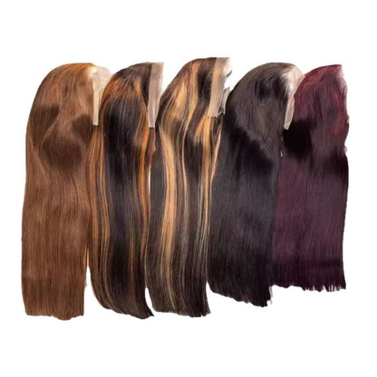 Real hair wig 100%human hair Super double drawn