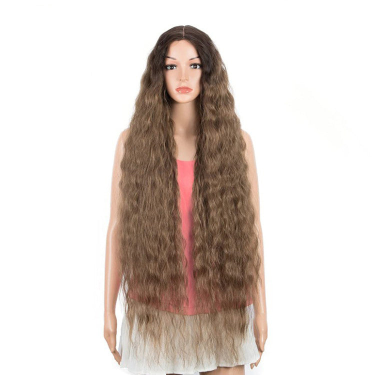 100cm Female Long Curly Hair Kanekalon Beyonce Wig 1 Meter Wig 40 Inches