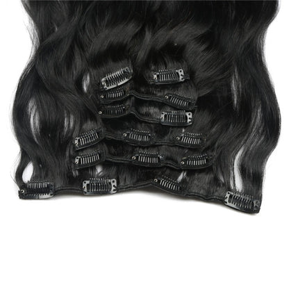 Hot Sale Hair Extension Card Sub Hair Seven Pieces Wig Piece Real Hair Piece Manufacturers Wig Wholesale