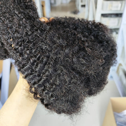 Wigs Real Hair 30g/50g Afro Dirty Braid Pomade Afro Kinkys Bulk Human Hair