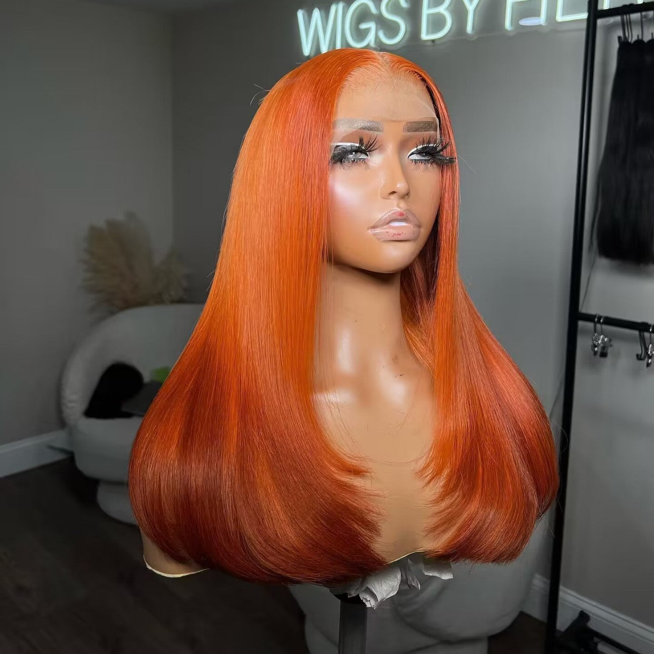 Explosion Models Layered Cut Real Hair Head Cover Human Hair Lace Wig