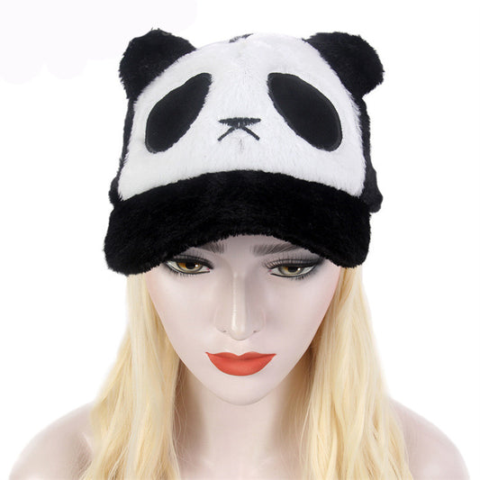 Export European & American Style Winter Women's Hat & Wig Set Long Curly 613 Blonde Wig Hat Set