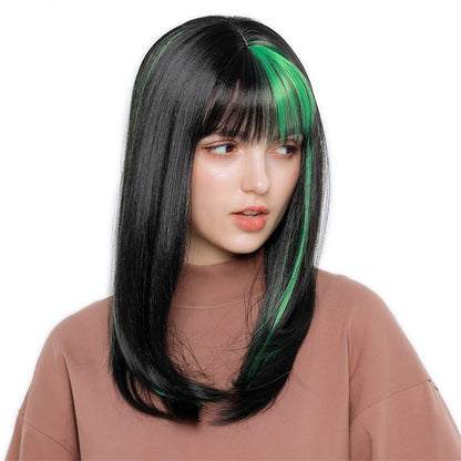 Fantasy Wig Green High Temperature Hair Long Wig