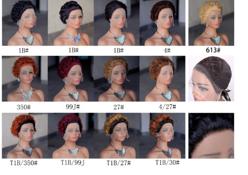 Short BOB Head Cover 13*1 100% Human Hair