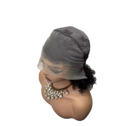 13x4 Water Wave bob Wig Peruvian Hair 100% Real Hair